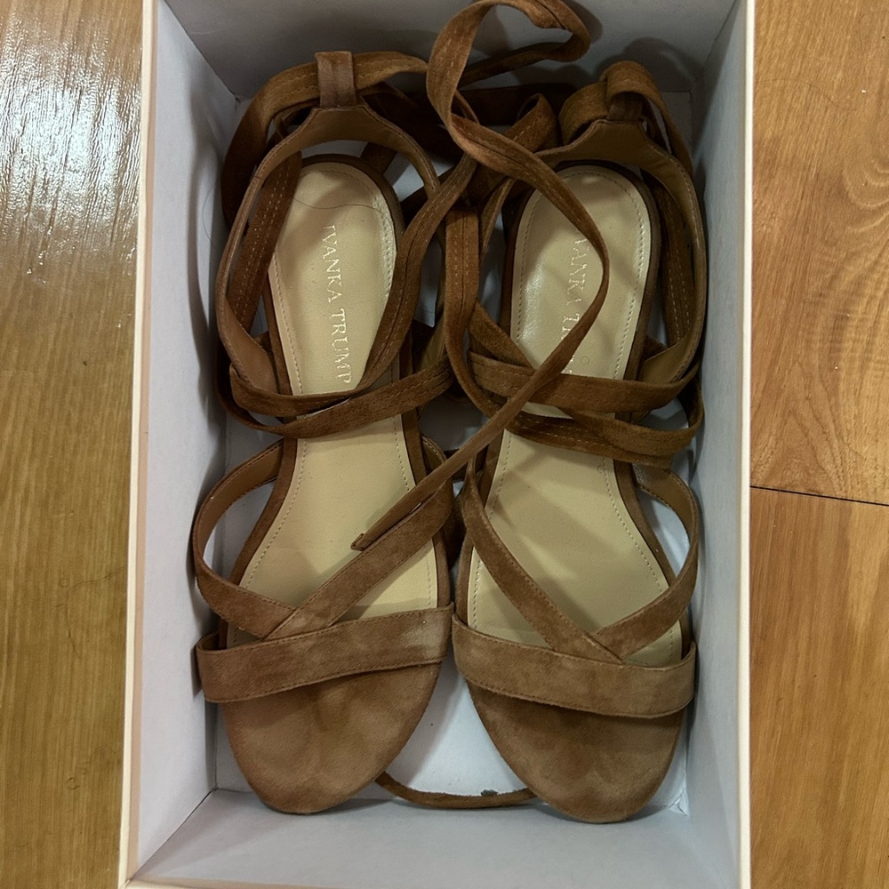 Lace up sandal